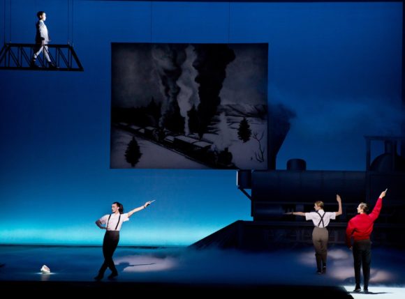 Einstein on the Beach, progetto e regia Robert Wilson – libretto e musica Philip Glass, 1976 photo Sara Krulwich/The New York Times, 2012