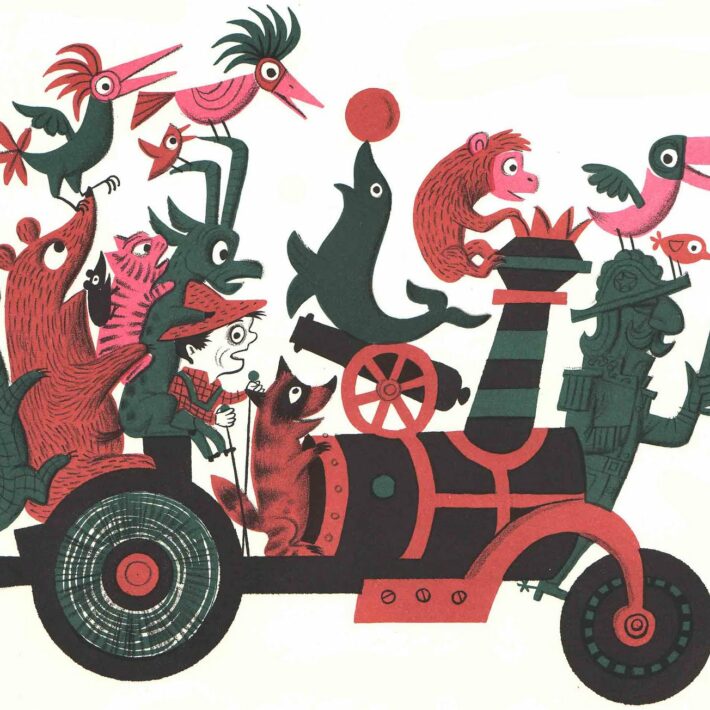 James Flora The day the cow sneezed 1957