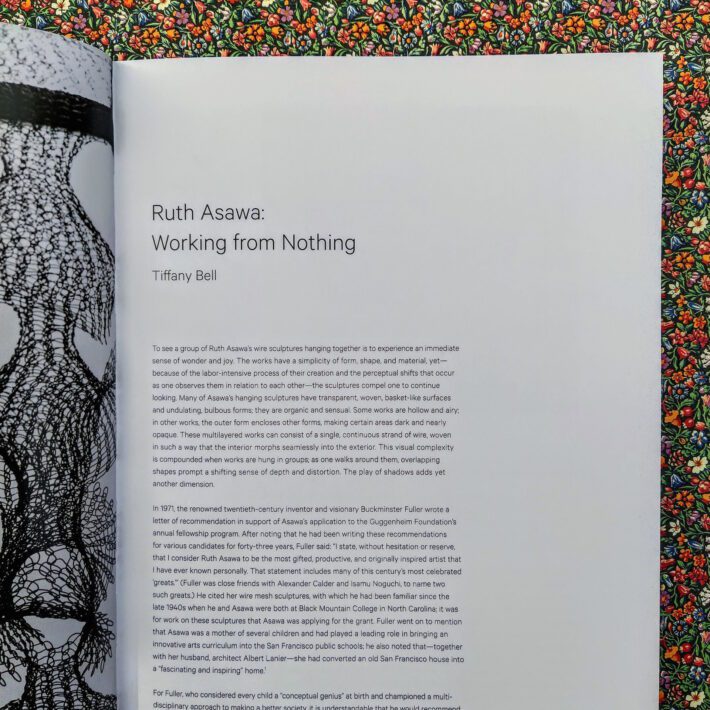 Tiffany Bell, Robert Storr_Ruth Asawa_1