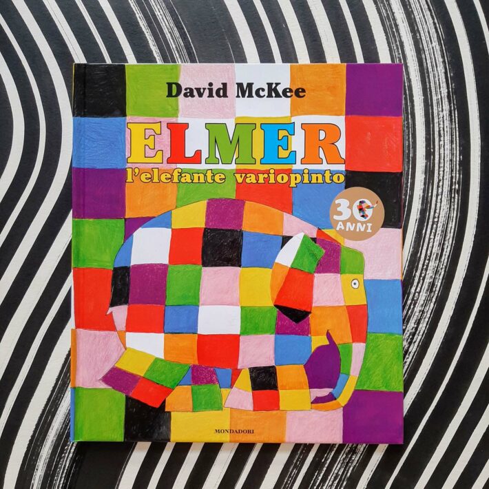 Elmer l'elefante variopinto, David McKee, 1°Ed. Libri per Ragazzi Mondadori  1990