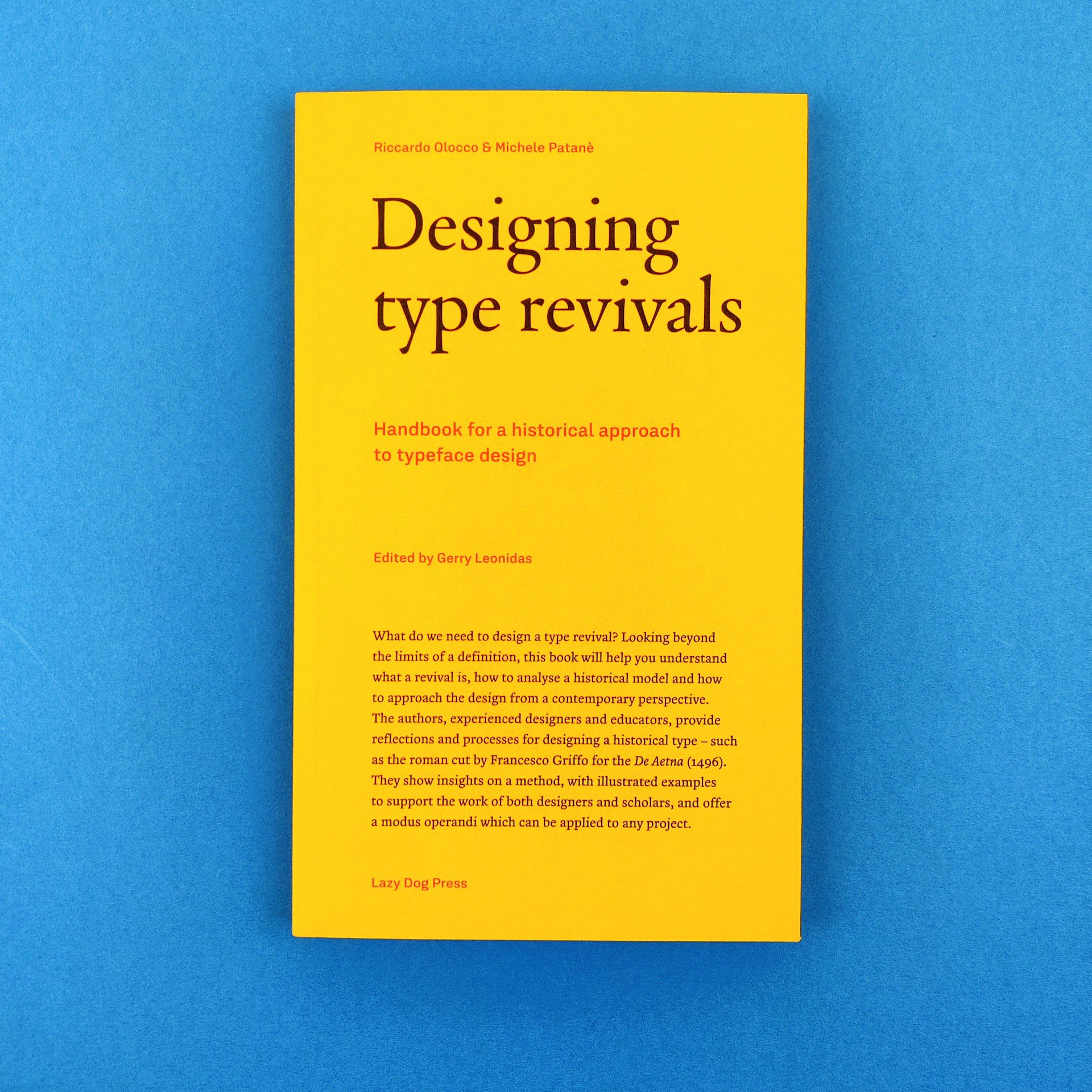 Designing type revivals SpazioB**K